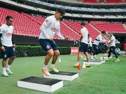 Ayer, el Rebaño estuvo en su casa previo al partido de esta tarde. TWITTER/@chivas