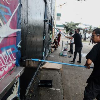 Crean mural en Federalismo para recordar a los desaparecidos