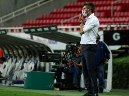 Pablo Pezzolano, técnico del Pachuca, está contento con el desempeño de su equipo. IMAGO//F. Meza