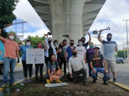 Las semanas pasadas sembraronplantas en la estación Tlaquepaque Centro y en el centro de Zapopan. ESPECIAL
