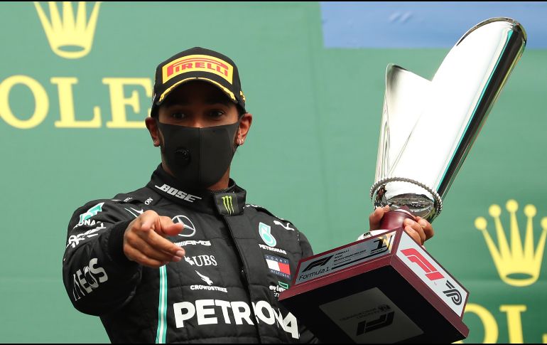 Hamilton dominó la carrera de este domingo de principio a fin. AFP / F. Seco