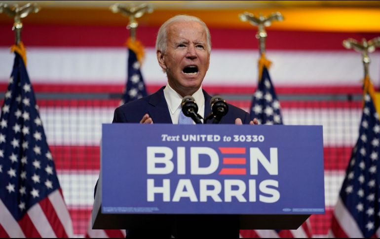 Biden apuntó que el país está haciendo frente a múltiples crisis y que bajo el mandato de Trump se han multiplicado. AP/C. Kaster