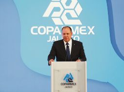 LIDERAZGO. Gustavo de Hoyos ha exigido al Gobierno mayor apoyo a los empresarios.  EL INFORMADOR• G. Gallo