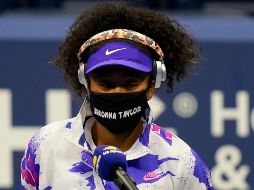 Osaka dijo que tiene un total de siete mascarillas con nombres de otras víctimas de la violencia policial contra población negra en Estados Unidos. AP