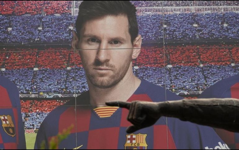 Messi anunció hace una semana su intención de abandonar el Barcelona tras 20 años en el club español. EFE/A. García