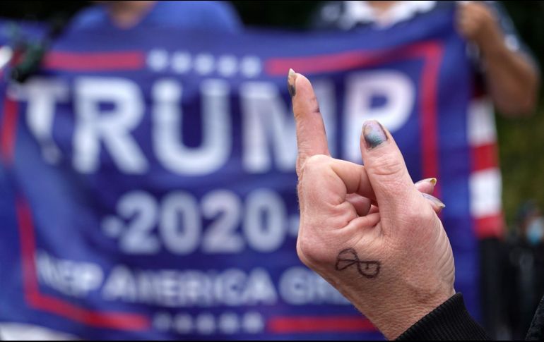 Entre los que dicen que apoyarán a Biden, el 49% indica que votará por este candidato pero el 33% señala que su decisión responde más al deseo de votar contra Trump . AFP / Getty Images / S. Olson