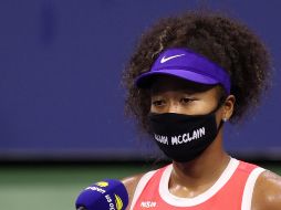 Osaka, de padre haitiano y madre japonesa, volvió a aprovechar el escenario del torneo de Grand Slam neoyorquino para continuar con su activismo en favor de las víctimas de abusos policiales. AFP