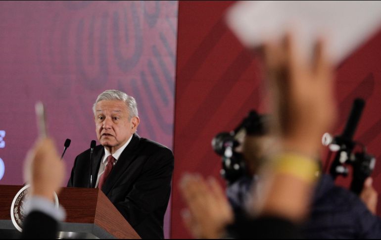 López Obrador acusó que sus adversarios lo querían limitar y censurar. NTX / ARCHIVO