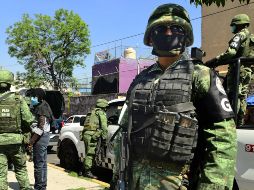 El contrato del seguro de gastos médicos mayores de este año para la Guardia Nacional representa un total de 991 millones de pesos menos. EFE/ARCHIVO