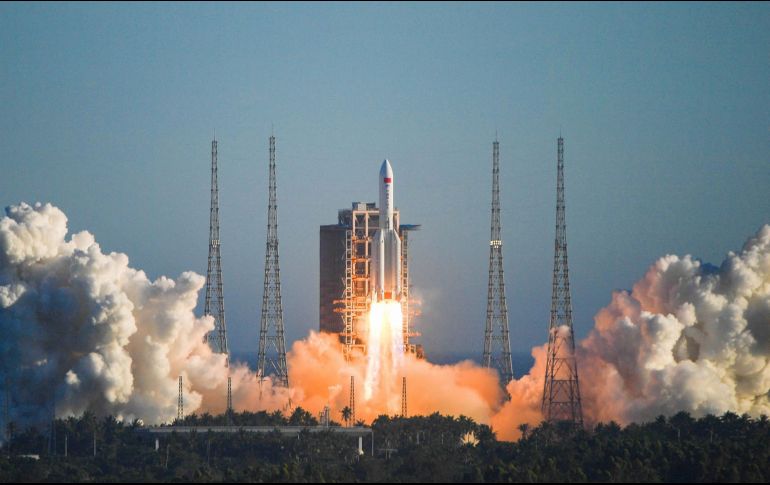 El lanzamiento ocurrió desde el centro espacial de Jiuquan con un cohete Larga Marcha. NTX / ARCHIVO