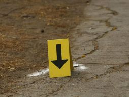 Los uniformados localizaron seis casquillos de bala en el suelo. ESPECIAL/ARCHIVO