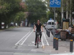 La Policía implementa estrategias para reducir la incidencia de atracos a ciclistas y transeúntes en la zona. ARCHIVO