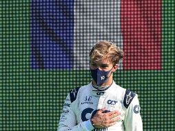 Es la primera victoria de Gasly en F1 y la primera de un piloto francés desde 1996.  AFP / J. Lorenzini