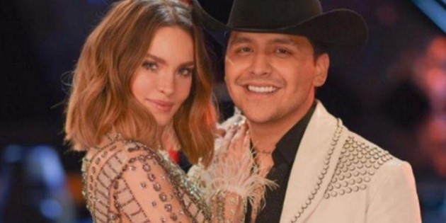 Christian Nodal y Belinda hacen votos de amor con tatuaje
