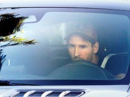 Messi entrenará solo durante los próximos días antes de empezar a participar en las sesiones grupales. EFE /