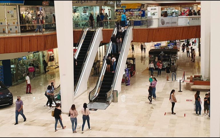 NUEVA NORMALIDAD. Algunos centros comerciales han reabierto con medidas de salubridad. EL INFORMADOR • G. Gallo