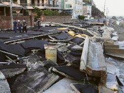 DAÑOS. El meteoro golpeó con intensidad durante el fin de semana. AP