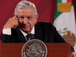 El Presidente Andrés Manuel López Obrador asegura que el que el INE haya negado el registro al partido México Libre, de Felipe Calderón, es un triunfo del pueblo de México. SUN / ARCHIVO