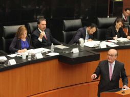 Además de Graco Ramírez (c), fueron citados los extitulares de la Secretaría de Hacienda, Adriana Flores Garza y Jorge Michell Luna. NTX/ARCHIVO