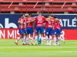 El San Luis llegó a ocho puntos, y la victoria le da un respiro a Memo Vázquez. TWITTER/@AtletideSanLuis