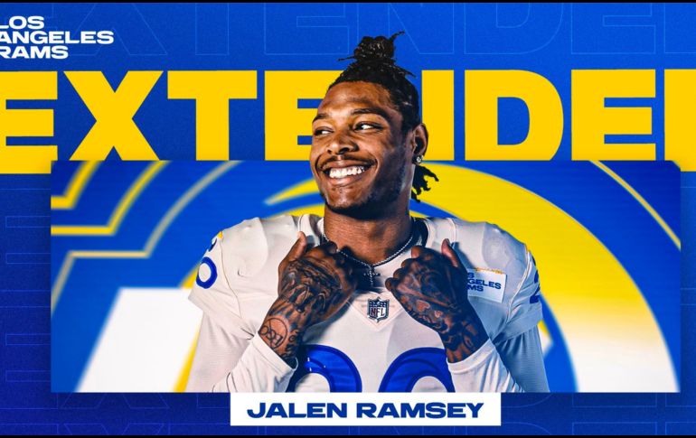El equipo anunció este miércoles el acuerdo por cinco años, sin dar a conocer su valor. TWITTER / @RamsNFL