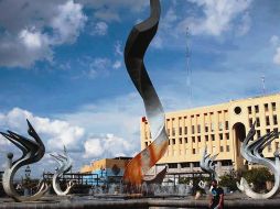 Inmolación de Quetzalcóatl. La pieza muestra rastros de oxidación.  EL INFORMADOR • F. Atilano 