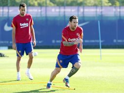 SE PREPARA. Con el regreso de LaLiga en el horizonte, Leo Messi se prepara para estar al 100%. TWITTER/@FCBarcelona