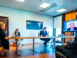 El secretario general de la ONU, Antonio Guterres, participó en la primera reunión de trabajo del Acelerador ACT. AFP/NTB Scanpix