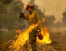 Más de dos mil viviendas y edificios han sido consumidos por una serie de incendios que avanzan rápidamente y a los que ahora se les conoce como el Complejo Norte. AP / D. McNew