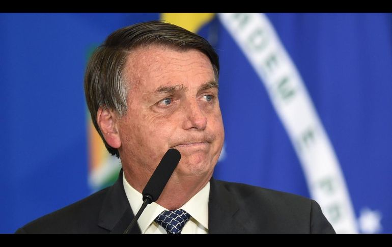 El fiscal general de Brasil, Augusto Aras, había solicitado que Bolsonaro declarara por escrito. AFP