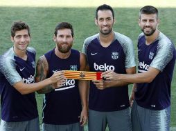 Los otros tres capitanes del conjunto azulgrana también serán los mismos que el curso pasado: Sergio Busquets, Gerard Piqué y Sergi Roberto. TWITTER / @FCBarcelona_es
