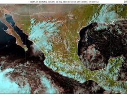 Un canal de baja presión ocasionará lluvias muy fuertes en Jalisco las próximas horas. ESPECIAL/CONAGUA