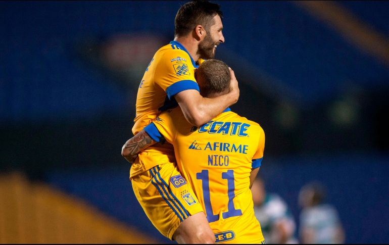 Gignac llegó a ocho goles en el torneo. AFP/J. Aguilar
