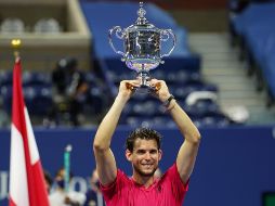 Thiem dio por terminada una racha de 13 torneos de Grand Slam acumulados por Djokovic, Nadal y Federer. TWITTER / @usopen