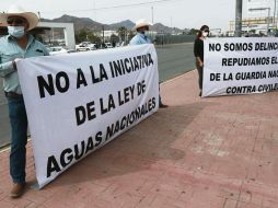 PROTESTAS. Chihuahuenses se muestran en contra del Tratado Internacional de Aguas entre México y EU. SUN