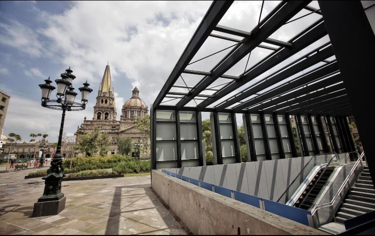 La nueva estación de la Línea 3, Guadalajara Centro, también cerrará mañana a partir de la 6:00 pm. ESPECIAL/Gobierno de Jalisco/ARCHIVO