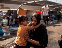 Alrededor de 12 mil migrantes del campo de Moria se encuentran sin refugio desde el incendio y duermen en edificios abandonados. AFP / ARCHIVO