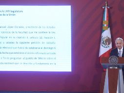 AMLO detalla que dicho juicio abarcaría desde el presidente Carlos Salinas de Gortari hasta Enrique Peña Nieto. SUN / G. Espinosa