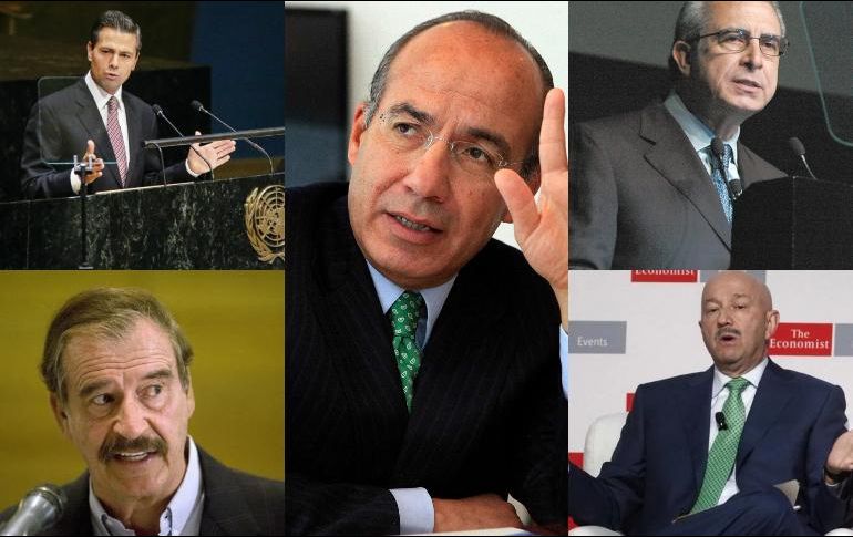 Se juzgaría a las administraciones de Carlos Salinas de Gortari, Ernesto Zedillo, Vicente Fox, Felipe Calderón y Enrique Peña Nieto. ESPECIAL /