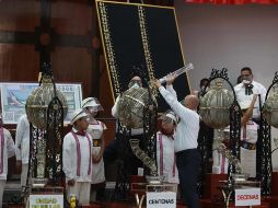 A pesar de las críticas, el sorteo se llevó a cabo en la sede de la Lotería Nacional. EFE/S. Gutiérrez