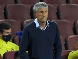 La liquidación del contrato de Setién es determinante para que el nuevo entrenador pueda ser inscrito en LaLiga y sentarse en el banquillo ya en el primer partido de Liga. AFP / ARCHIVO