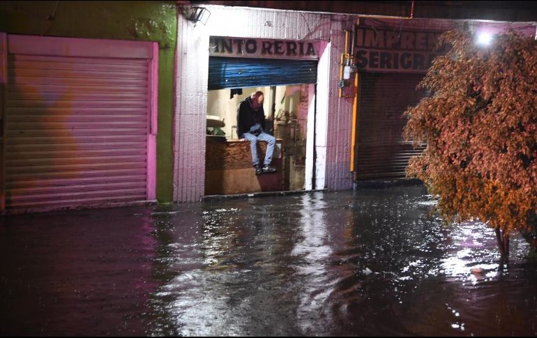 Inundaciones en la la colonia Narvarte. SUN