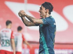 Un disparo de Omar Fernández fue desviado por la defensa y terminó en la portería de los locales. IMAGO7/R. Martínez