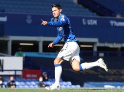 Es el primer tanto de James desde el que marcó con el Real Madrid ante el Granada en octubre de 2019. AFP / N. Potts