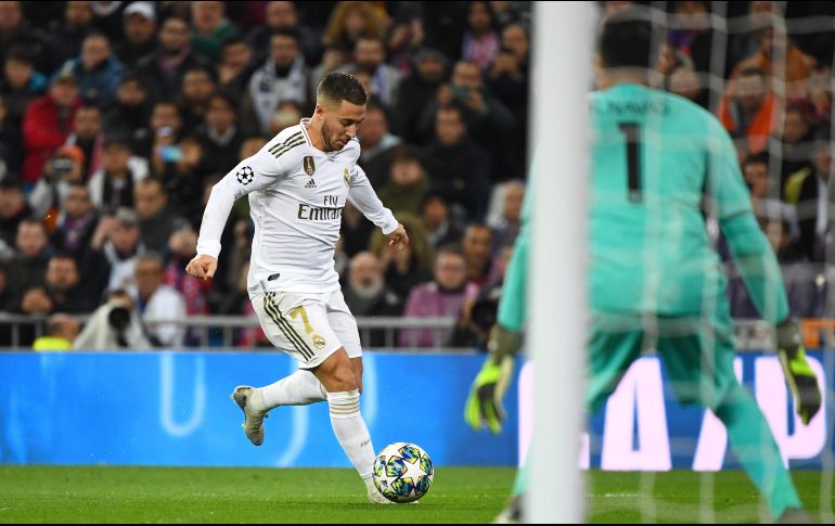jugar ni un minuto en dos partidos, Hazard ha trabajado al margen desde que llegó a la ciudad deportiva madridista. AFP / ARCHIVO