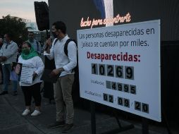 Hasta el 2 de septiembre, se reportaban 10 mil 269 personas desaparecidas en Jalisco. EL INFORMADOR/ARCHIVO