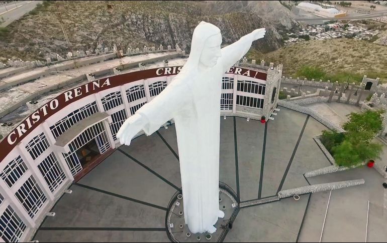 El Cristo de las Noas. Esta escultura de Jesús de Nazaret se ubicada en el Cerro de las Noas. ESPECIAL