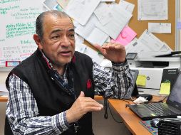 Pedro Francisco Rodríguez Espinosa dijo que las precipitaciones interglaciares del Pleistoceno sumadas a las ocurridas en el Holoceno lograron infiltrarse en la estructura volcánica de la Malinche y en las estribaciones de la Sierra Nevada. EFE/CIIEMAD-IPN