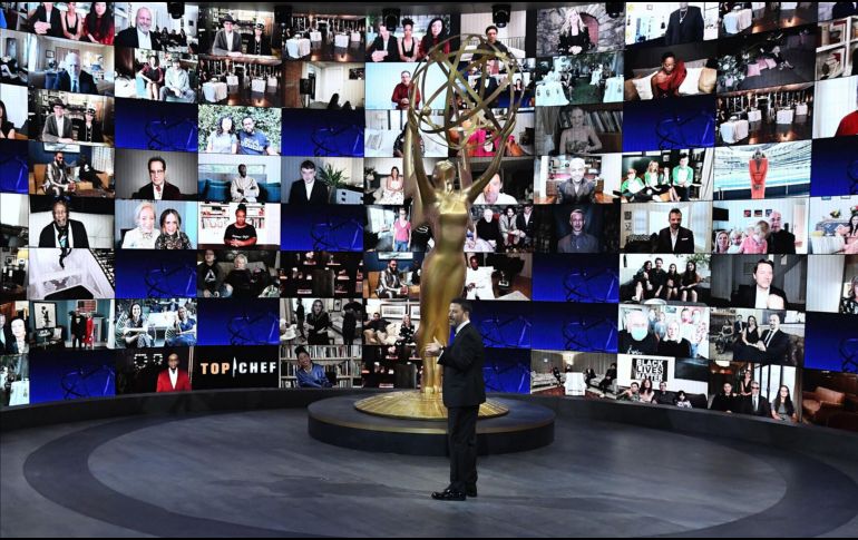 Jimmy Kimmel presentó su monólogo para abrir los Emmy 2020. EFE