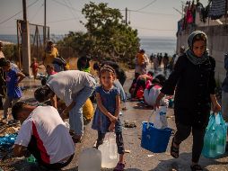 Los campos de migrantes de Grecia deben respetar un confinamiento desde marzo debido a los casos de coronavirus. AFP / ARCHIVO